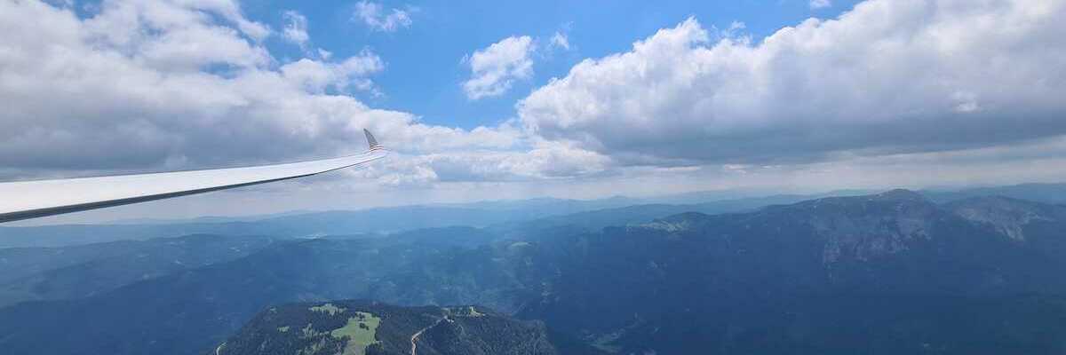 Flugwegposition um 11:46:55: Aufgenommen in der Nähe von Mürzsteg, Österreich in 2038 Meter